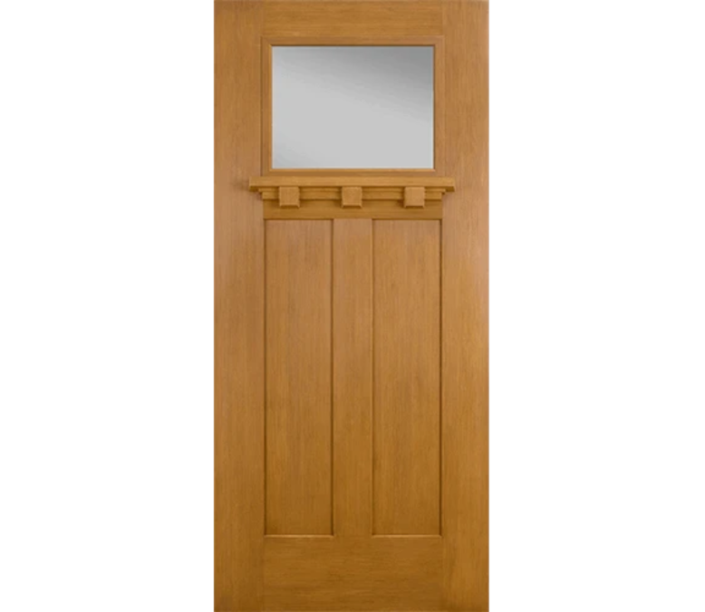 Springfield Craftsman Light Fiberglass Entry Door